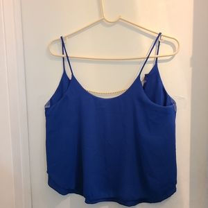 BLOUSE CANZONEBeautiful blue b/ouse with gold